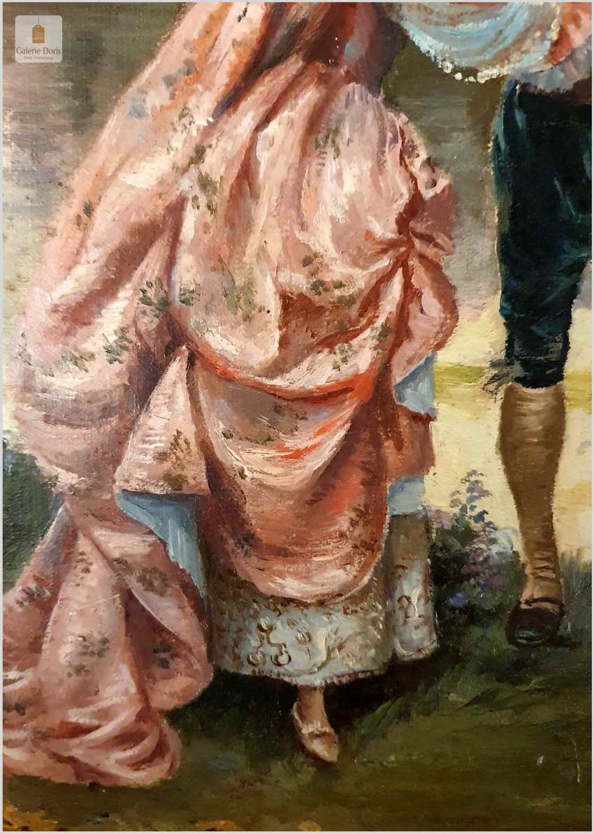 Para Starych obrazów Rokoko z Francji XXw. | Galerie Doris