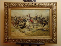 BATALISTYKA! Walter CORSEP (1862-1944) 'Bitwa Narodów pod Lipskiem'