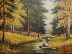 POLECAMY! PIĘKNA JESIEŃ - sygn. GOTTHARDT XXw.