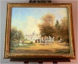 Malarstwo Rokoko! Dworska Scena Parkowa - Herbert Isenberg *1930