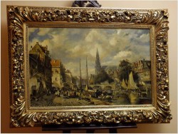 POLECAMY! ANSICHT VON ANTWERPEN - MAX GAISSER (AUGSBURG 1857-1922 MUNICH)