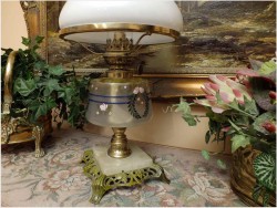 STARA LAMPA NAFTOWA - CARL KNEUSEL ZEULENRODA XIXw.