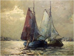 POLECAMY!  NOKTURN MARYNISTYCZNY ! org HELMUT KALUZA 1912-1984 HAMBURG