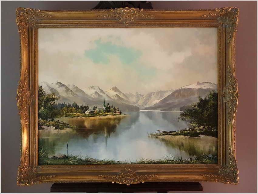 Górna Bawaria! Jezioro Staffelsee - J.E. Lemke *1913