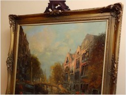 MEGA RARYTAS! KANAŁY AMSTERDAMU! DICKMEIS GERHARD (1918-1978r.)