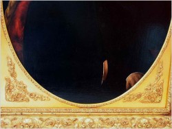 POLECAMY! WYJĄTKOWY PAŁACOWY PORTRET BIEDERMEIER PRZEDSTAWIAJĄCY POSTAĆ MĘŻCZYZNY XIXw.