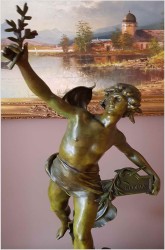 UNIKAT W SKLEPIE! DUŻA METROWA FIGURA W/G LOUIS AUGUSTE MOREAU XIXw.