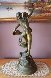UNIKAT W SKLEPIE! DUŻA METROWA FIGURA W/G LOUIS AUGUSTE MOREAU XIXw.
