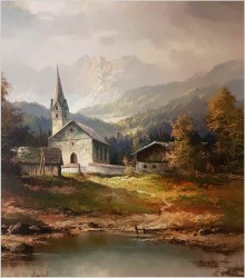 ROMANTYCZNE MALARSTWO - HANS WAGNER *1924