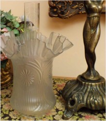 POLECAMY KOMPLET LAMP NAFTOWYCH Z BRĄZU - CENA ZA 2 SZT.