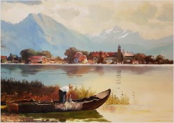 Jezioro Chiemsee ~ Helmut Stadelhofer (1914- 1979)