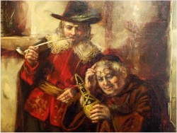 MEGA ROZMIAR! PRÓBA WINA U MNICHA - Willi DEPRÉ (1922-1995) + Originalbrief!