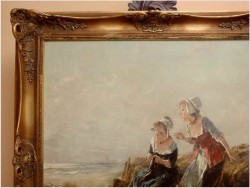 W OCZEKIWANIU NAD BRZEGIEM MORZA! DICKMEIS GERHARD (Heinsberg 1918 – 1978 Jülich)