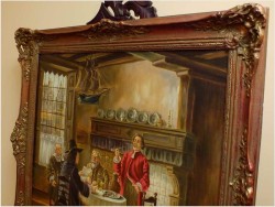 MALARSTWO RODZAJOWE - CURT AUGUST LANDWERH (Hereford 1920 - 1988)