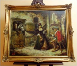 UNIKAT! DEGUSTACJA WINA ! org Prof. Willi DEPRÉ (1922-1995r.) „Blejtram, pieczęć lakowa!”