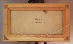 Panoramiczny obraz! Bażanty Przy Rozlewisku - (Riedrich, Niemcy XXw.)