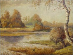 PIĘKNY KRAJOBRAZ - FRANZ VON BETTERAY (112x102cm)