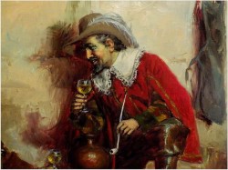 ROZMOWA PRZY WINIE ! org Prof. Willi DEPRÉ (1922-1995r.)