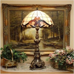 ZOBACZ! MOSIĘŻNA BAROKOWA LAMPA DO SALONU TIFFANY!