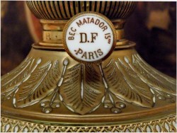 ANTYK! LAMPA NAFTOWA - Empire 1860 r.