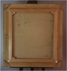 Stary obraz olejny! Tajemniczy las - Friedrich Karl Thauer (1924-2009)