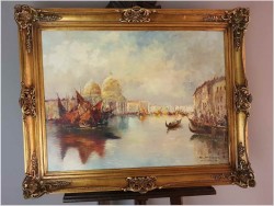 Wenecja!  Bazylika Santa Maria della Salute - Benno Stadler *1908