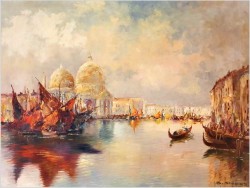 Wenecja!  Bazylika Santa Maria della Salute - Benno Stadler *1908