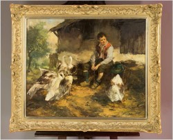 Chłopiec pasący gęsi - Dickmeis Gerhard (1918-1978)