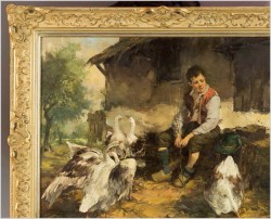 Chłopiec pasący gęsi - Dickmeis Gerhard (1918-1978)