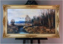 Kaczki w locie - Paul Wilhelm Dahms (1913-1988)