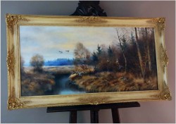 Kaczki w locie - Paul Wilhelm Dahms (1913-1988)