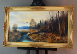 Kaczki w locie - Paul Wilhelm Dahms (1913-1988)