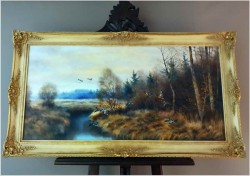 Kaczki w locie - Paul Wilhelm Dahms (1913-1988)