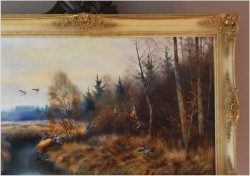 Kaczki w locie - Paul Wilhelm Dahms (1913-1988)