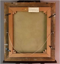 Obraz olejny do salonu. Kompozycja kwiatowa - Eduard Nowak *1921