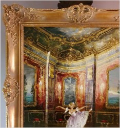 Pałacowy obraz! Tańcząca baletnica - Heinz Ludwig Münnich (1921-1978)