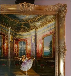 Pałacowy obraz! Tańcząca baletnica - Heinz Ludwig Münnich (1921-1978)