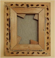 PIĘKNY BUKIET KWIATÓW W AŻUROWEJ RAMIE - sygn. Renier (XXw.)