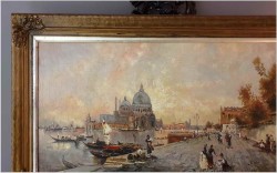 Widok Wenecji na Santa Maria Della Salute - Pietro Fragiacomo (Italy 1856-1922)