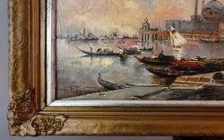 Widok Wenecji na Santa Maria Della Salute - Pietro Fragiacomo (Italy 1856-1922)