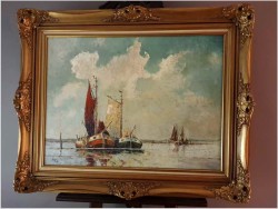 Kutry Rybackie na Redzie - Rudolf PRIEBE (Kiew 1889-1964 Hamburg)