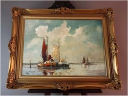 Kutry Rybackie na Redzie - Rudolf PRIEBE (Kiew 1889-1964 Hamburg)