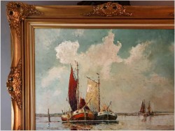 Kutry Rybackie na Redzie - Rudolf PRIEBE (Kiew 1889-1964 Hamburg)