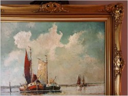 Kutry Rybackie na Redzie - Rudolf PRIEBE (Kiew 1889-1964 Hamburg)