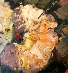 Kompozycja Olejna Kwiatów w Wazonie - Sygn. Miguel XXw.