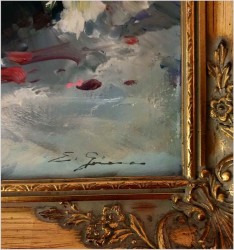 Wyjątkowe Malarstwo! Kompozycja Kwiatów w Wazonie - oryg. Erich Griese *1912