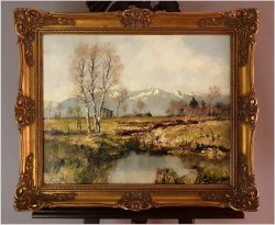 Widok na mokradła Dachauer Moos - Josef Burger (Monachium, 1887-1966)