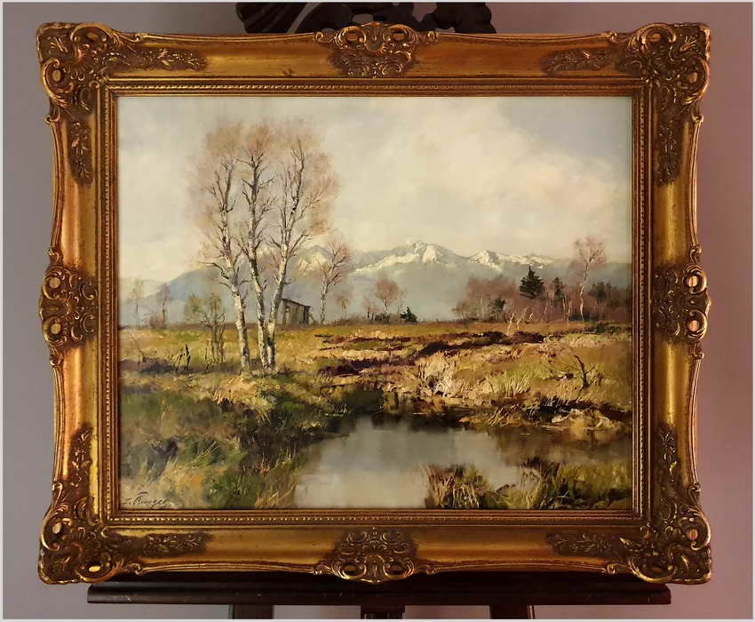 Widok na mokradła Dachauer Moos - Josef Burger (Monachium, 1887-1966)