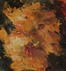 Kwiaty w niebieskim wazonie - István Megyery (1898 Hungary - 1972 Vienna)