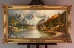 Piękny panoramiczny krajobraz! Am Urnersee - Gustaw Weiss/Guwe